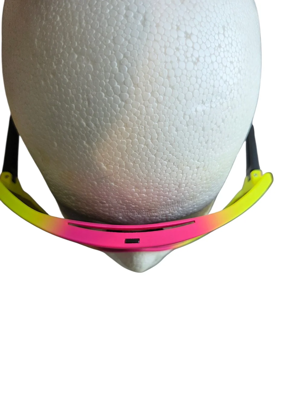 Pit Viper Neon Yellow & Hot Pink Shield Sunglasses